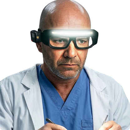 Stirnlampe mit Schutzbrille für den zahnärztlichen, ästhetischen und professionellen Gebrauch