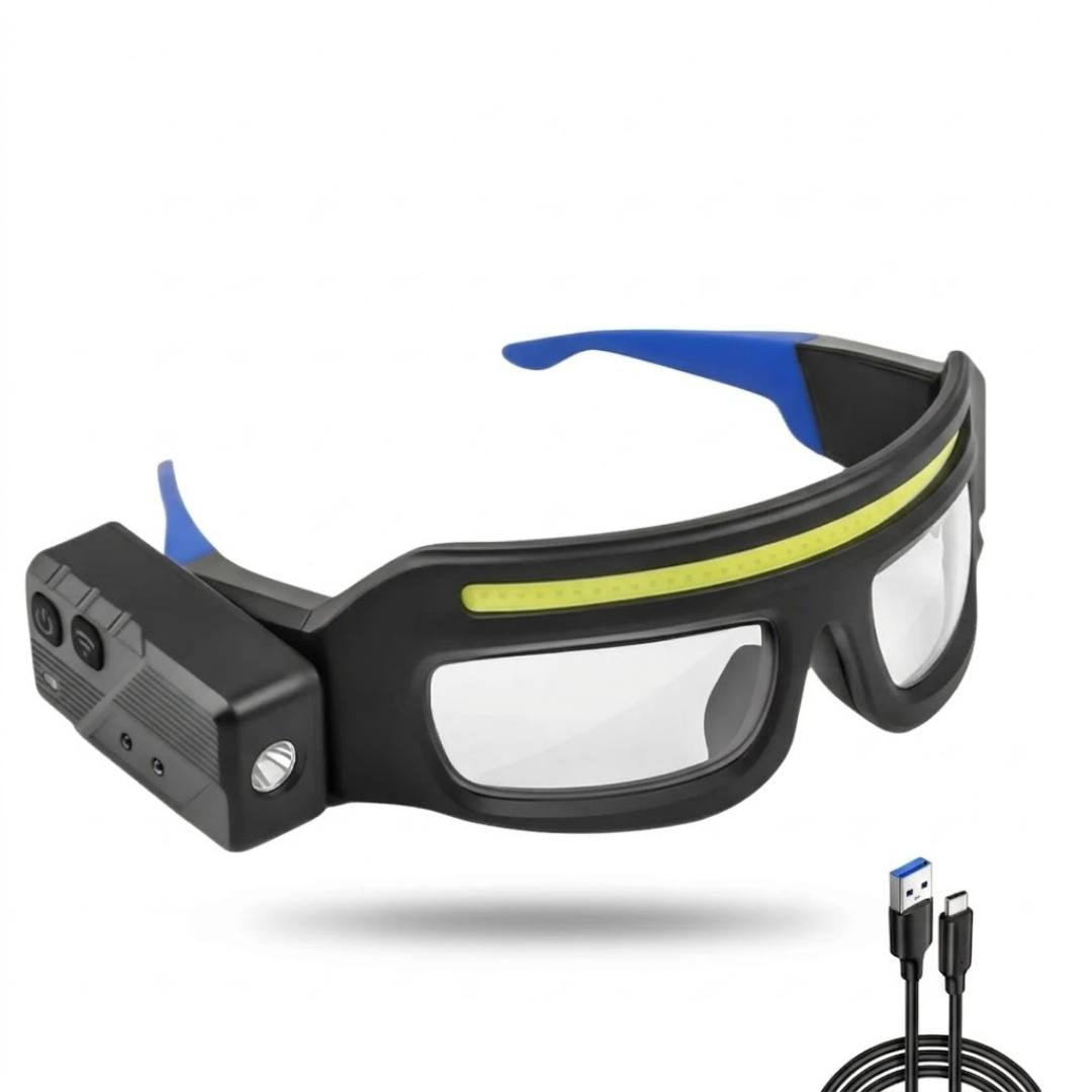 Stirnlampe mit Schutzbrille für den zahnärztlichen, ästhetischen und professionellen Gebrauch