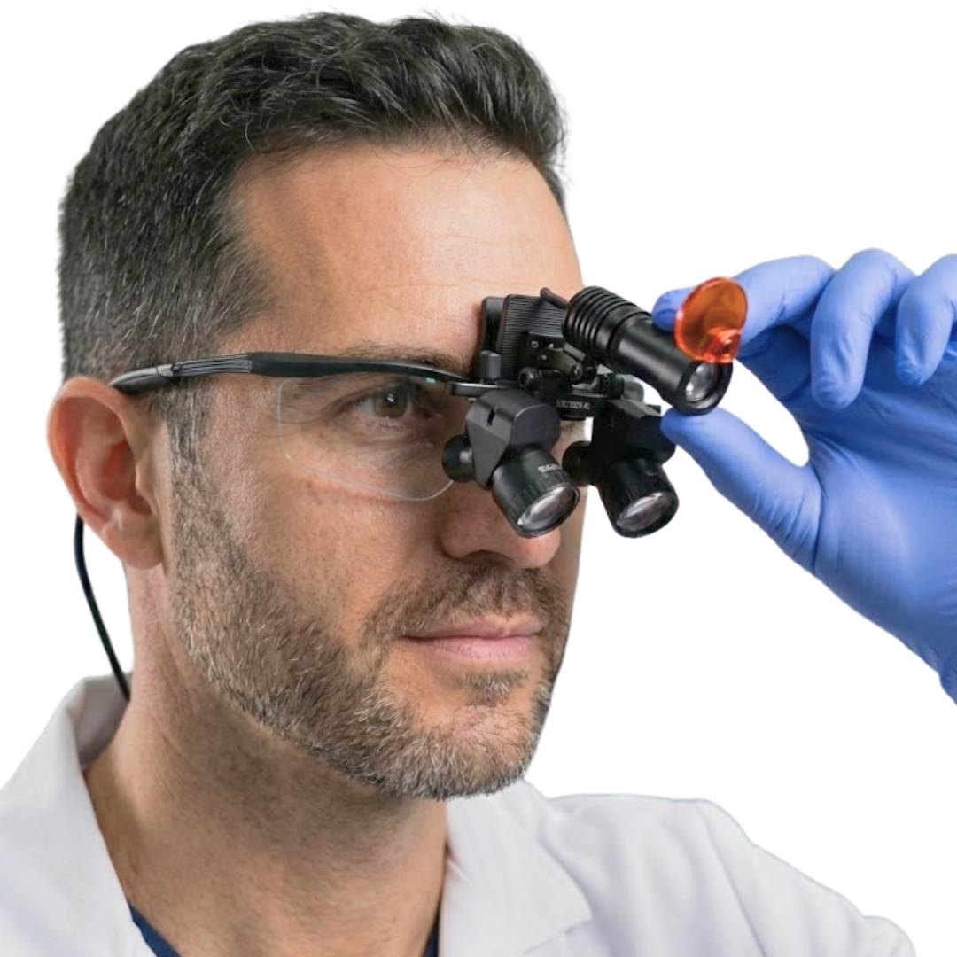 Lupa Dental ZT — uso profesional en endodoncia