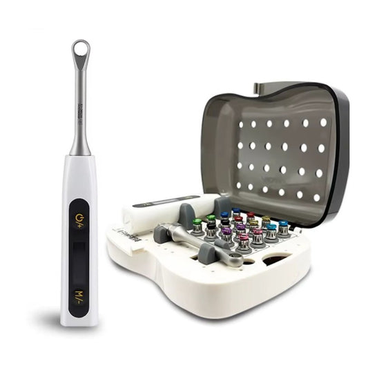 Universelles elektrisches Dental-Drehmoment-Set (16 Spitzen + Etui)