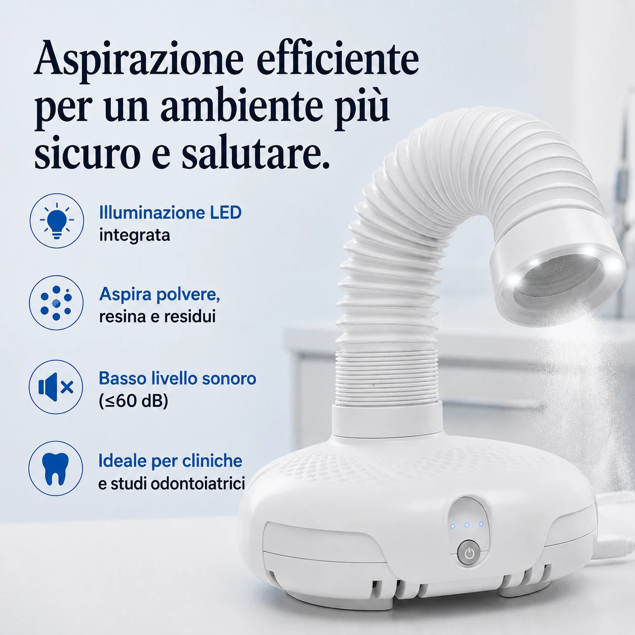 Aspiratore Turbo PRO 120W — aspirazione efficiente