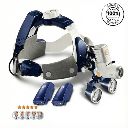 Pro Max-Lupe mit 2,5x- oder 3,5x-Linse und 80.000-Lumen-Stirnlampe