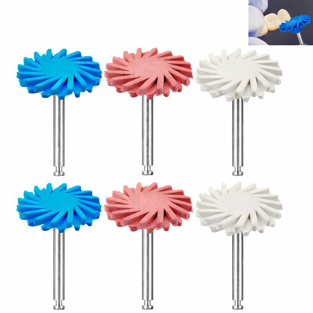 Diamant-Schleifsystem RA (niedrige Geschwindigkeit) für Harz und Keramik – 6 Stück