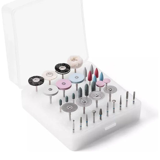 Polier- und Finishing-Kit für Prothesen – 38 Teile