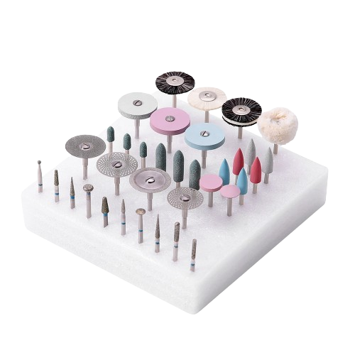 Polier- und Finishing-Kit für Prothesen – 38 Teile