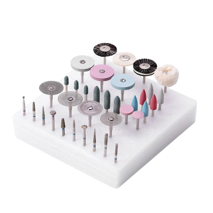 Polier- und Finishing-Kit für Prothesen – 38 Teile