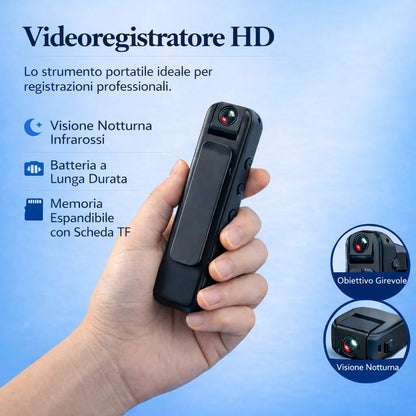 [locale:it] Videoregistratore HD — lo strumento portatile ideale per registrazioni professionali