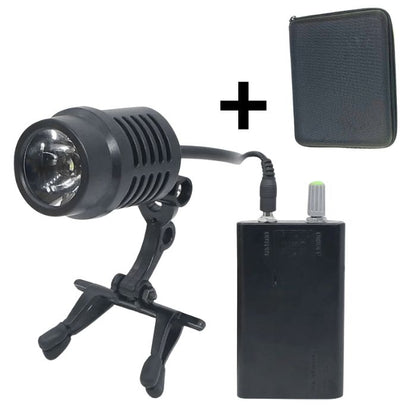 F1-Stirnlampe, ultraleicht für Lupen und Brillen mit 50.000 Lumen